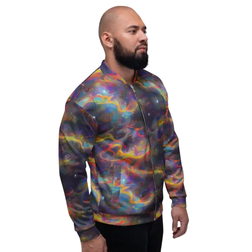 Beloeil Dreamscape on a Bomber Jacket