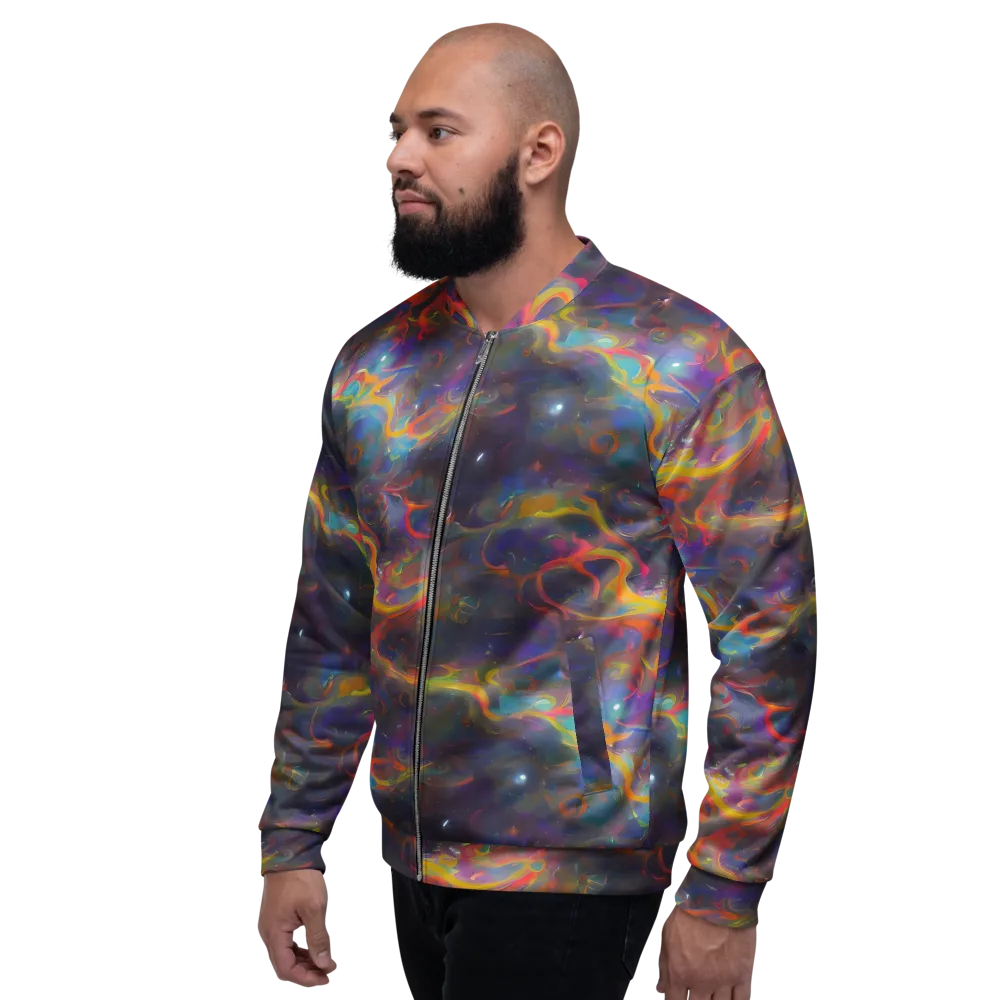 Beloeil Dreamscape on Bomber Jacket — Left