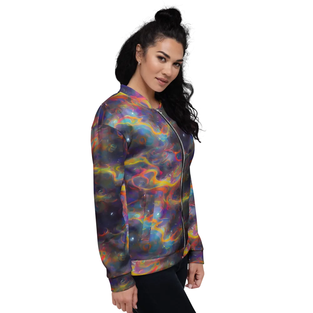 Beloeil Dreamscape on Bomber Jacket — Right
