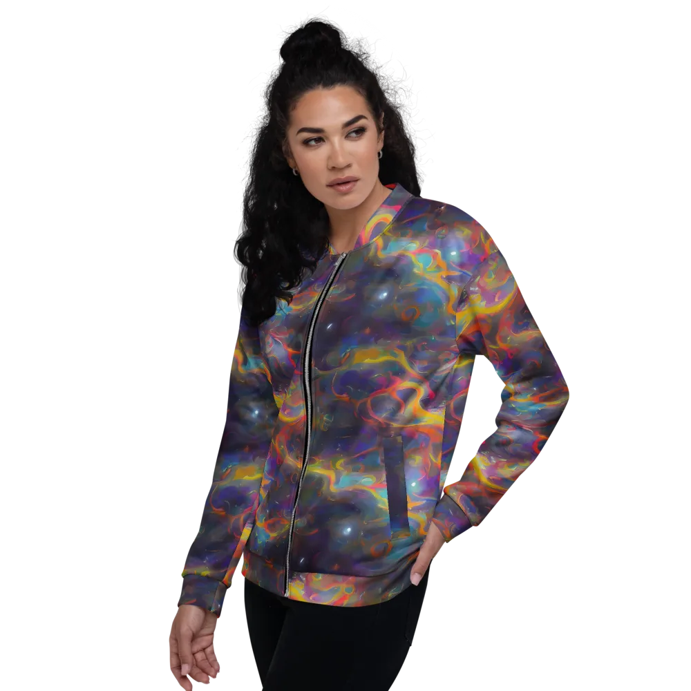 Beloeil Dreamscape on Bomber Jacket — Left