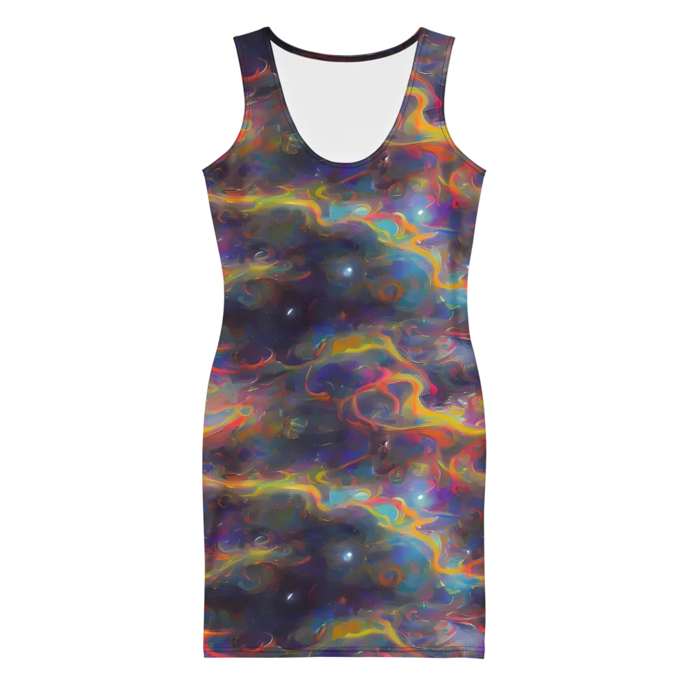 Beloeil Dreamscape on Bodycon Dress — Front