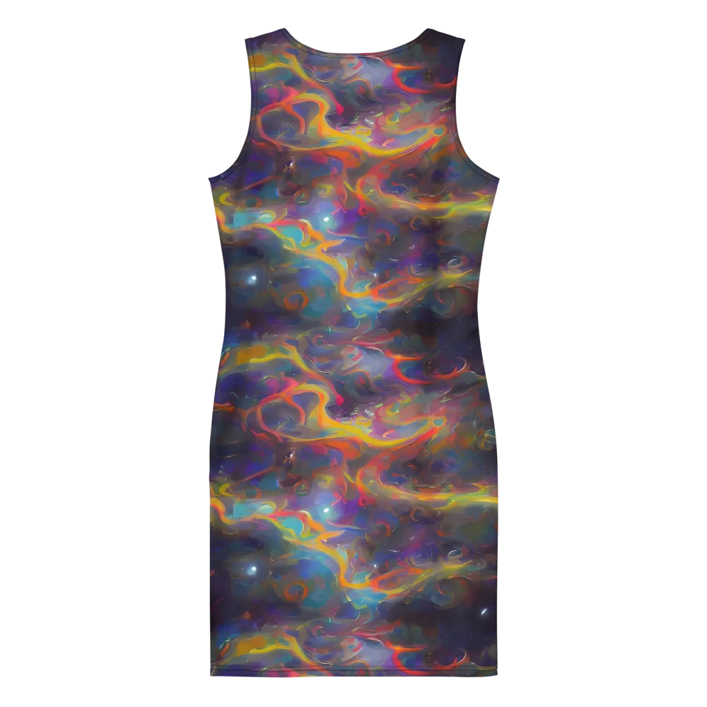 Beloeil Dreamscape on Bodycon Dress — Back