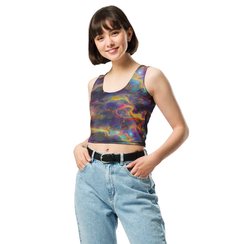 Beloeil Dreamscape on Crop Top — Front