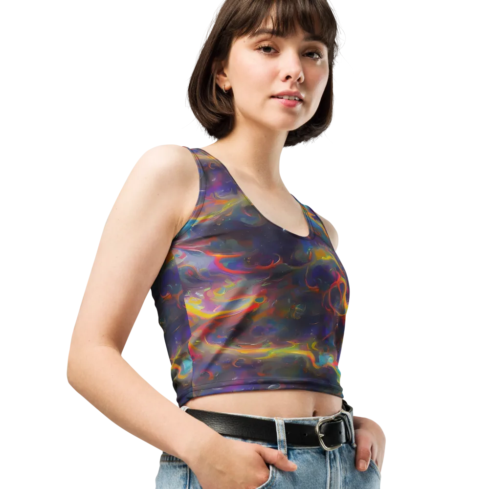 Beloeil Dreamscape on Crop Top — Right Front