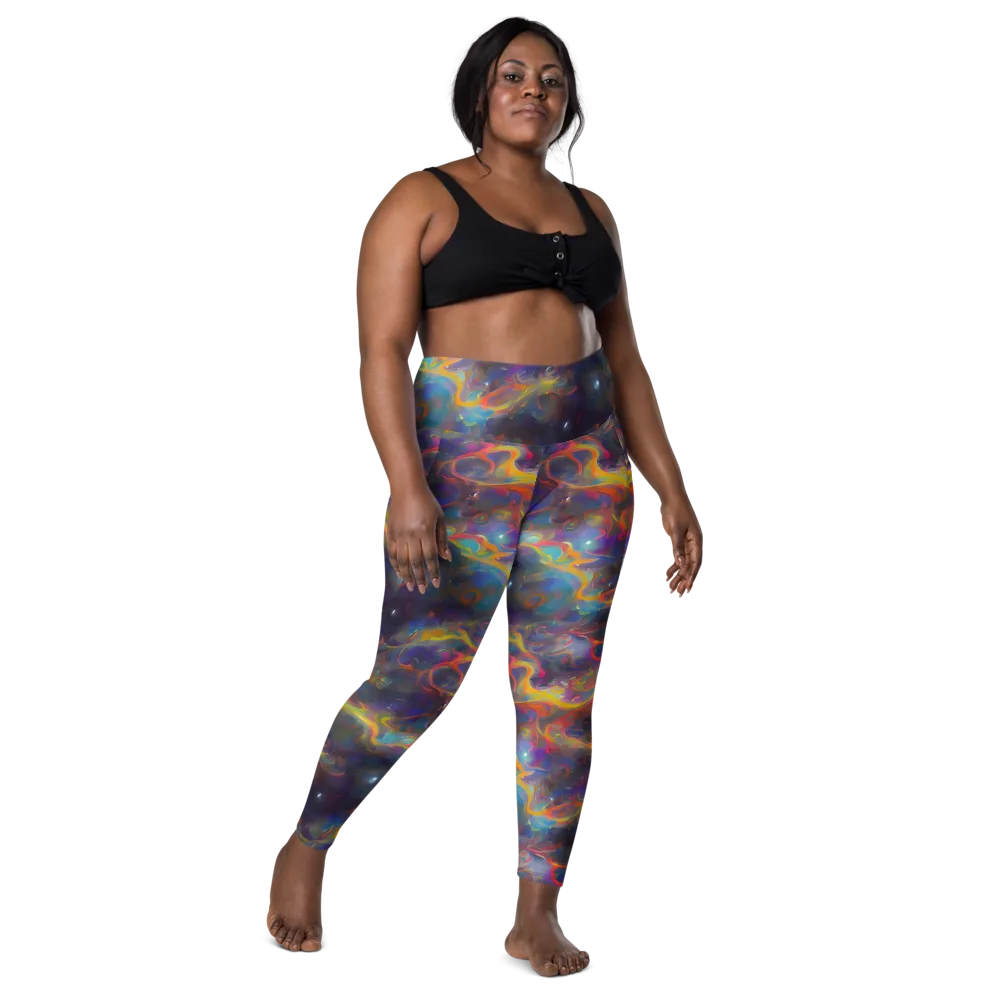 Beloeil Dreamscape on Leggings with Pockets — Front