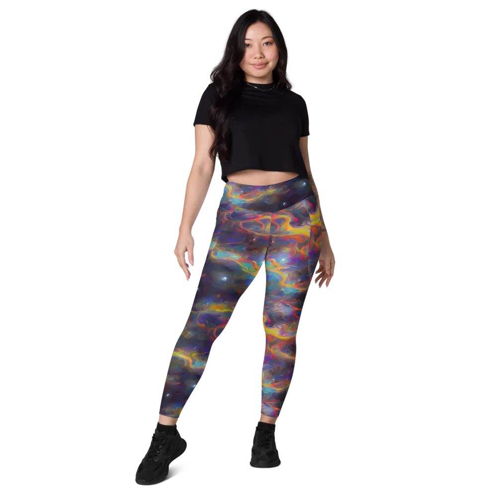 Beloeil Dreamscape on Leggings with Pockets — Front