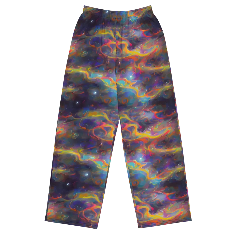 Beloeil Dreamscape on Wide-Leg Pants — Front