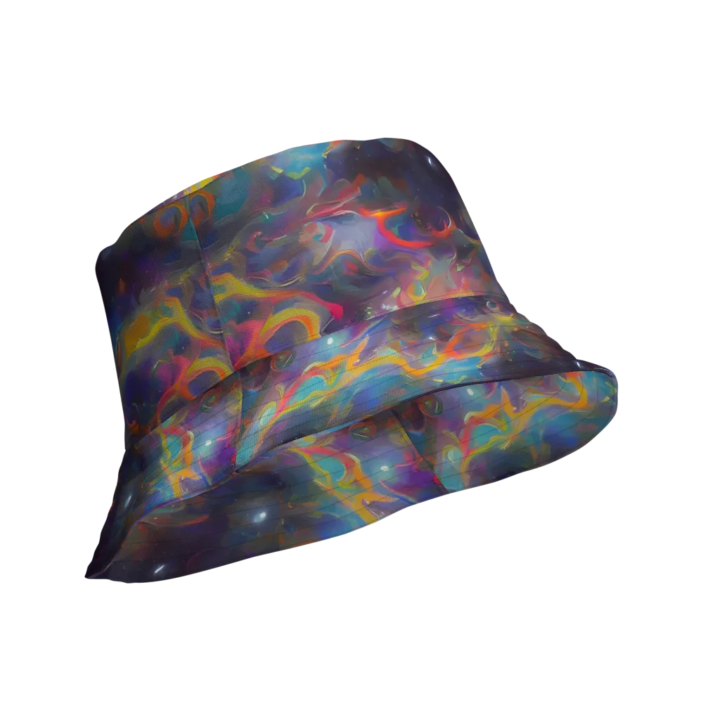 Beloeil Dreamscape on Reversible Bucket Hat — Product details Outside