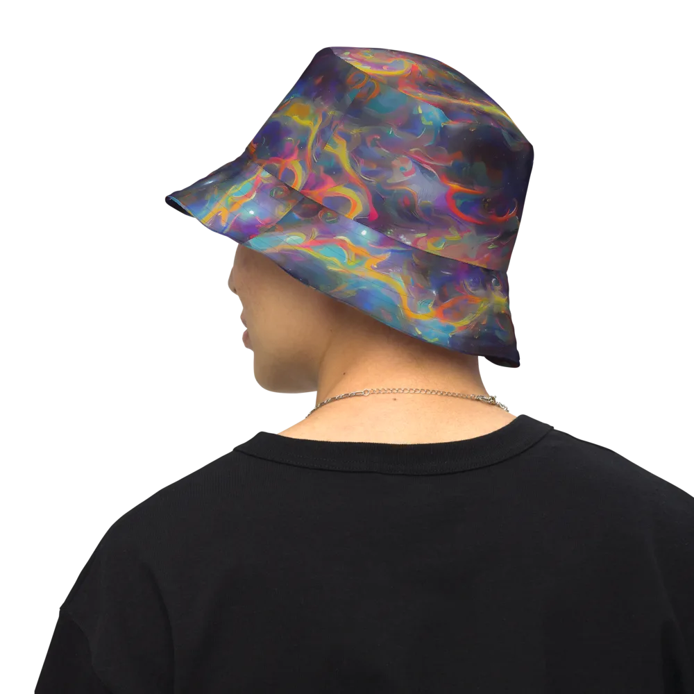 Beloeil Dreamscape on Reversible Bucket Hat — Back Inside