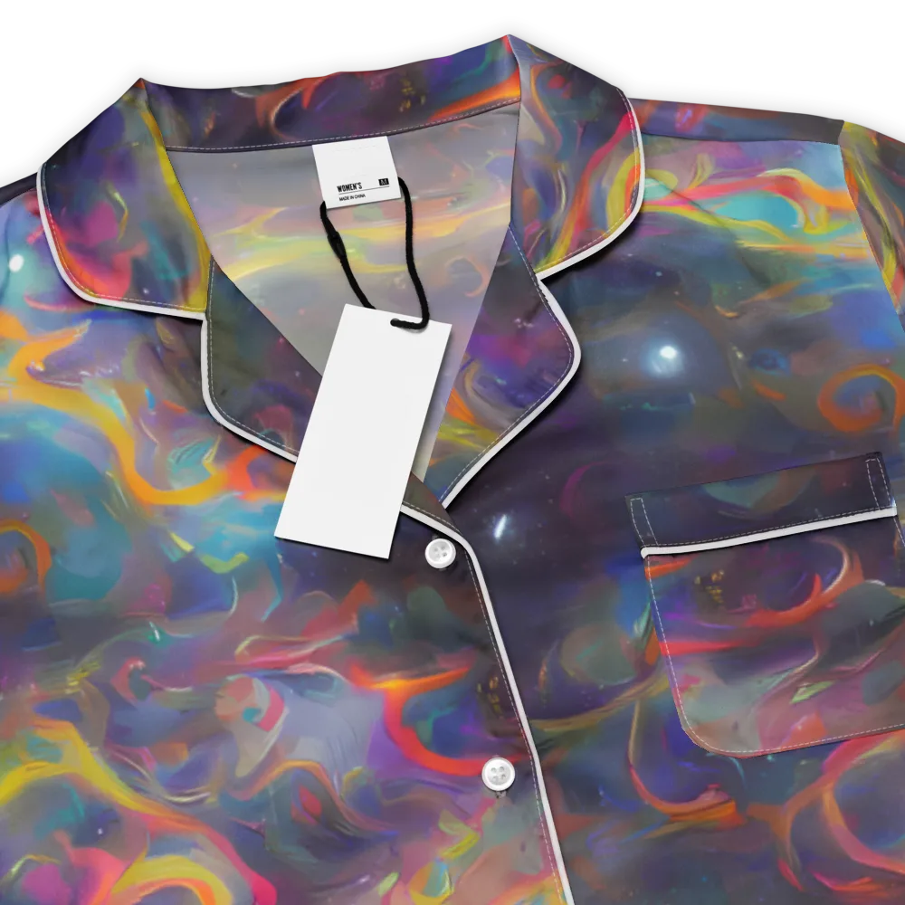Beloeil Dreamscape on Women's Short Sleeve Pajama Top — Product details