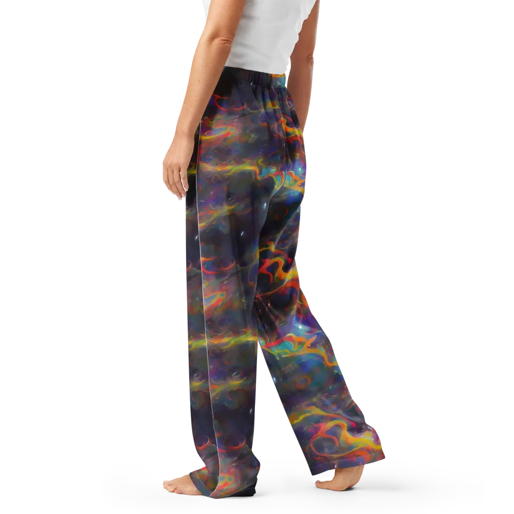 Beloeil Dreamscape on Women's Pajama Pants — Left