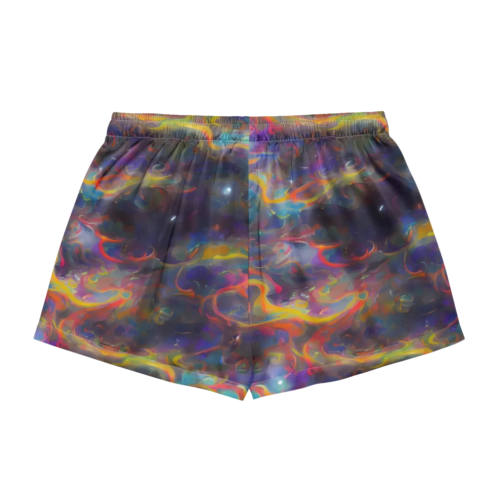 Beloeil Dreamscape on Women's Pajama Shorts — Back