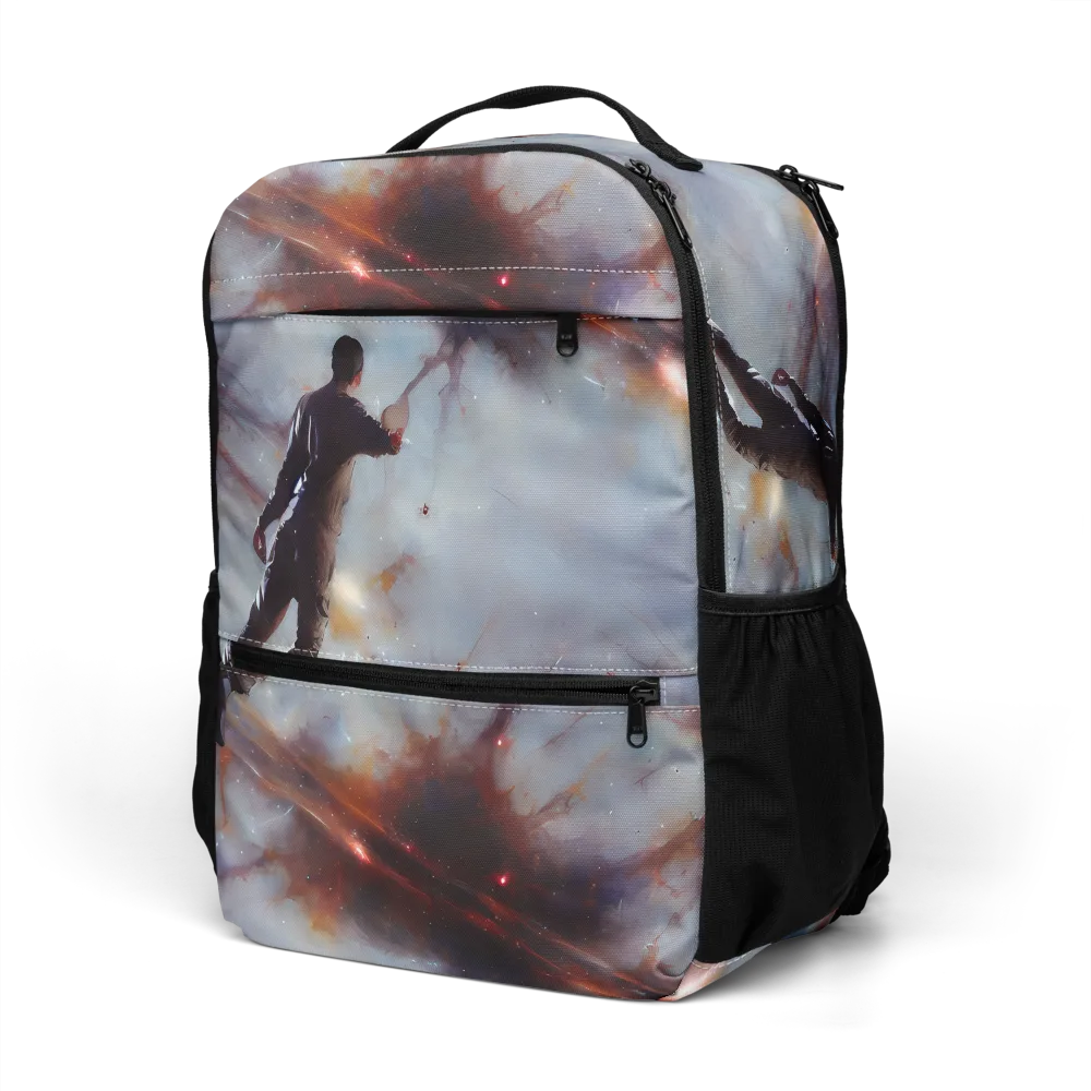Impressionist Void on Utility Backpack — Left Front