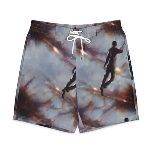 Impressionist Void on a Men's Board Shorts