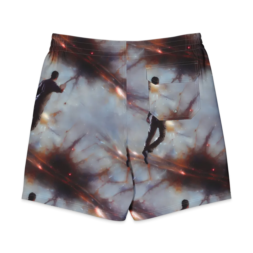 Impressionist Void on Men's Board Shorts — Back