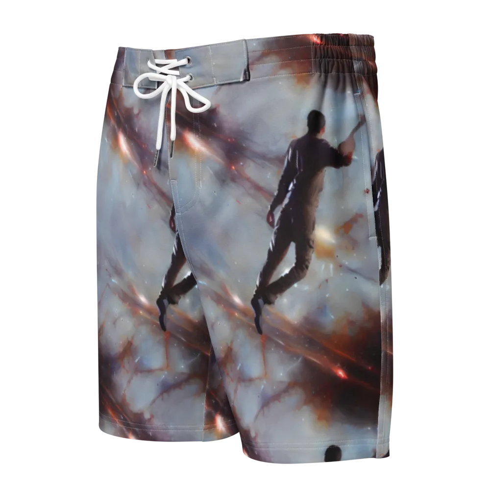 Impressionist Void on Men's Board Shorts — Front