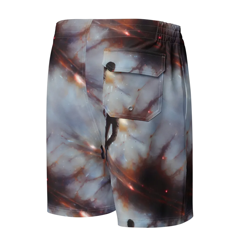 Impressionist Void on Men's Board Shorts — Back