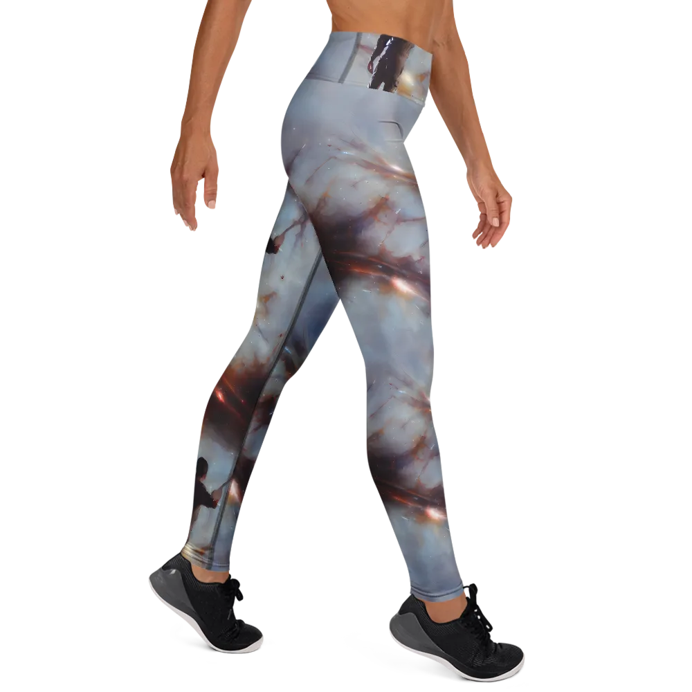 Impressionist Void on Yoga Leggings — Right