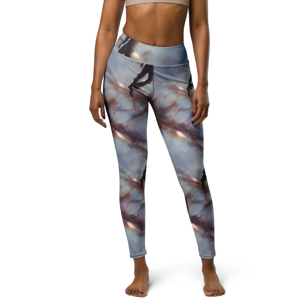 Impressionist Void on Yoga Leggings — Front
