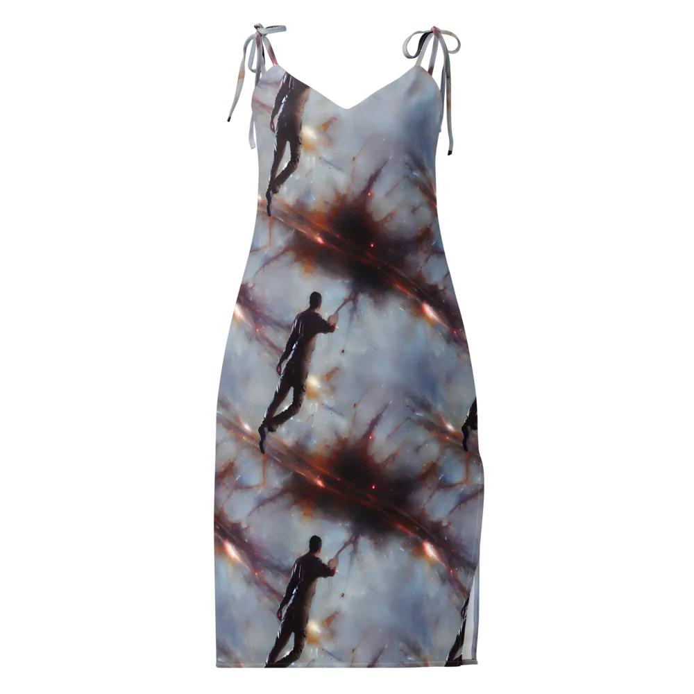 Impressionist Void on Slip Dress — Front
