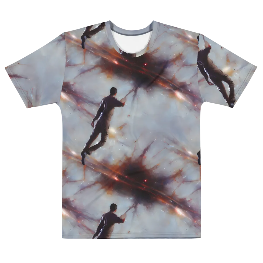 Impressionist Void on Men's Cotton Crew Neck T-Shirt — Front