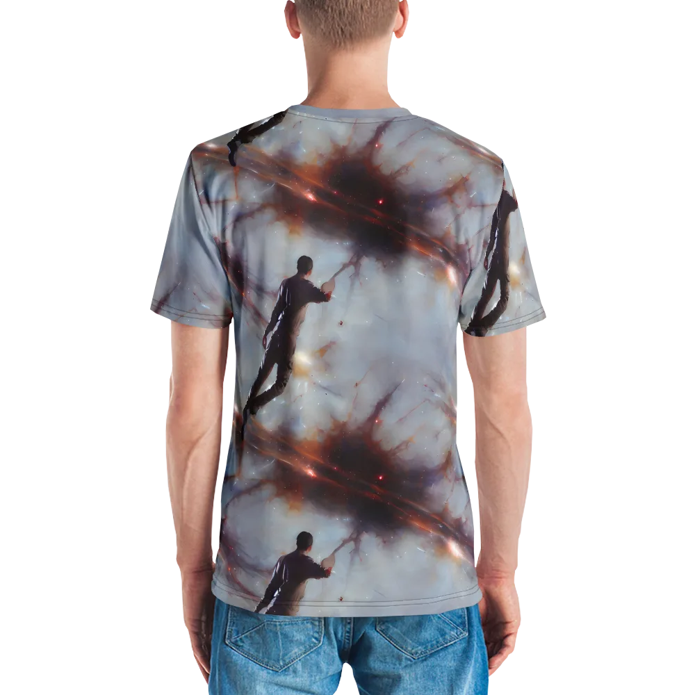 Impressionist Void on Men's Crew Neck T-Shirt — Back