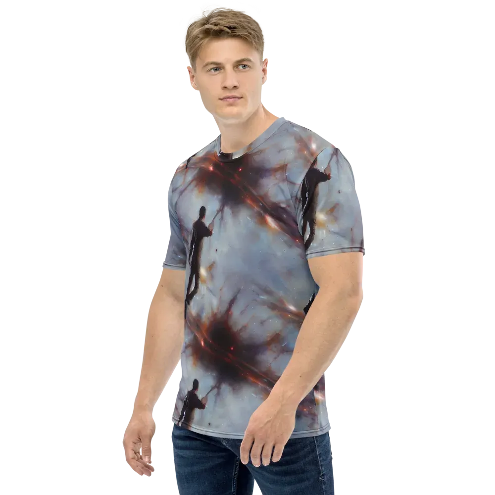 Impressionist Void on Men's Crew Neck T-Shirt — Left