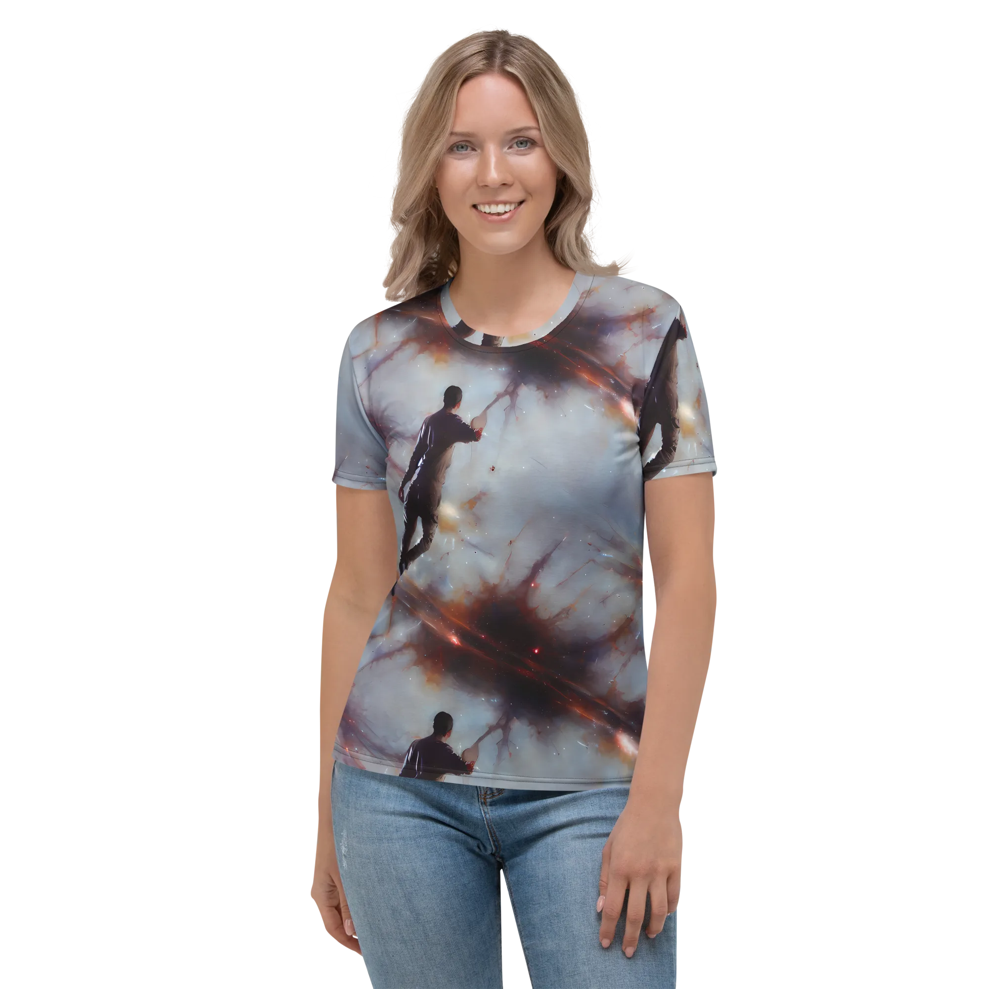 Impressionist Void on Women's Crew Neck T-Shirt — Front