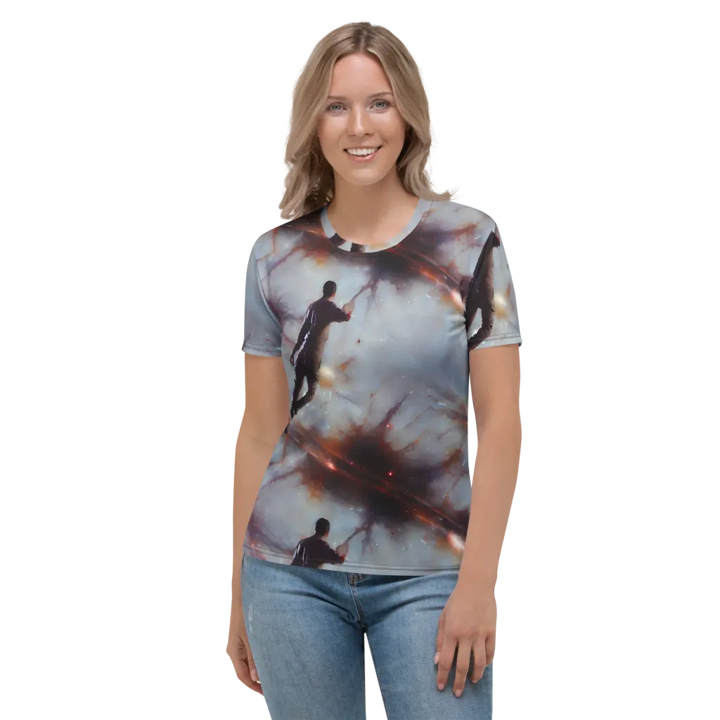 Impressionist Void on Women's Crew Neck T-Shirt — Front