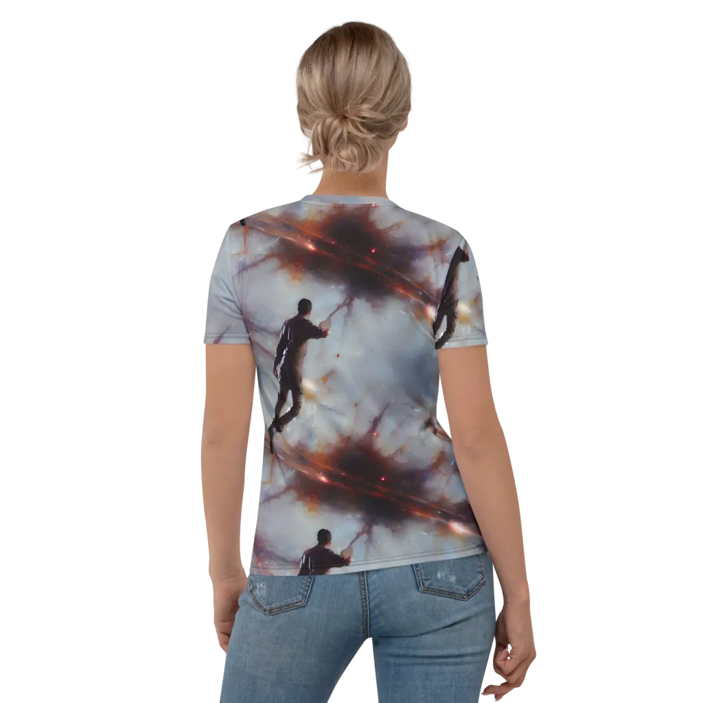 Impressionist Void on Women's Crew Neck T-Shirt — Back