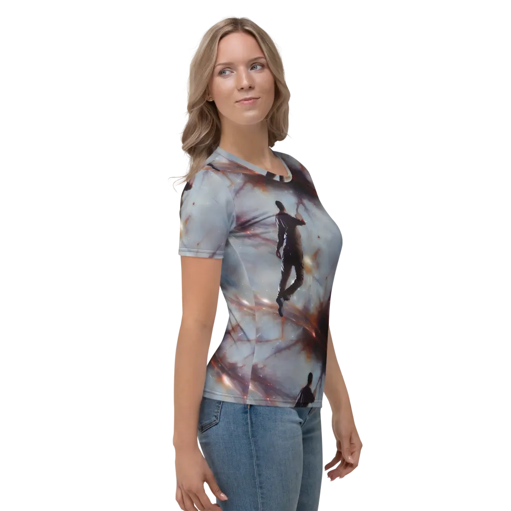 Impressionist Void on Women's Crew Neck T-Shirt — Right
