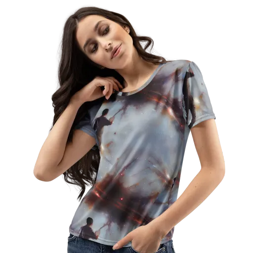 Impressionist Void on a Women's Crew Neck T-Shirt