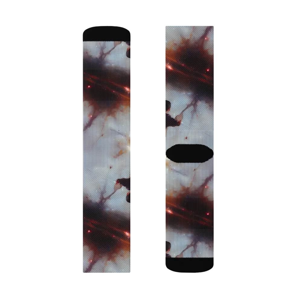 Impressionist Void on Socks — Left Sock