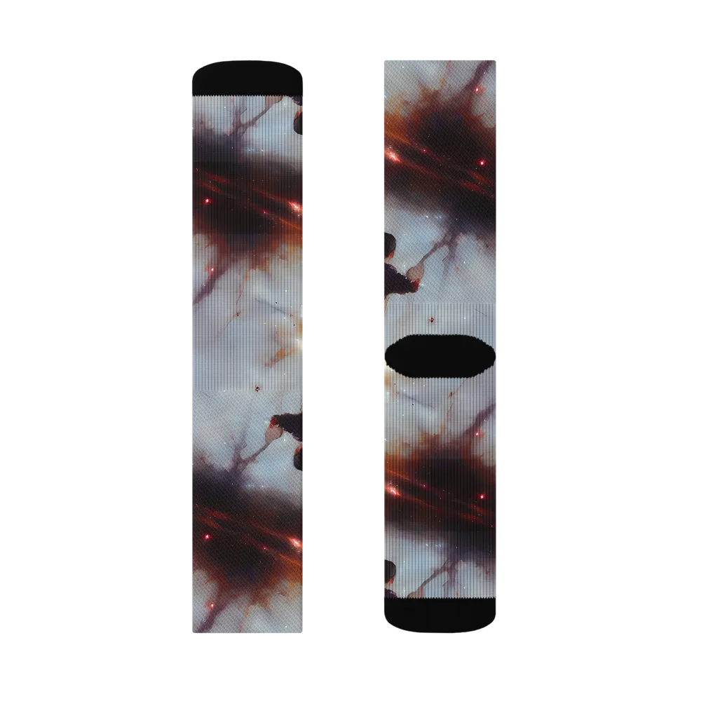 Impressionist Void on Socks — Right Sock