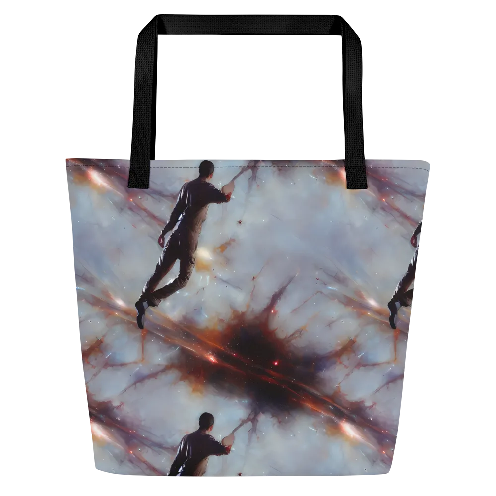 Impressionist Void on Large Tote Bag W/ Pocket — Front