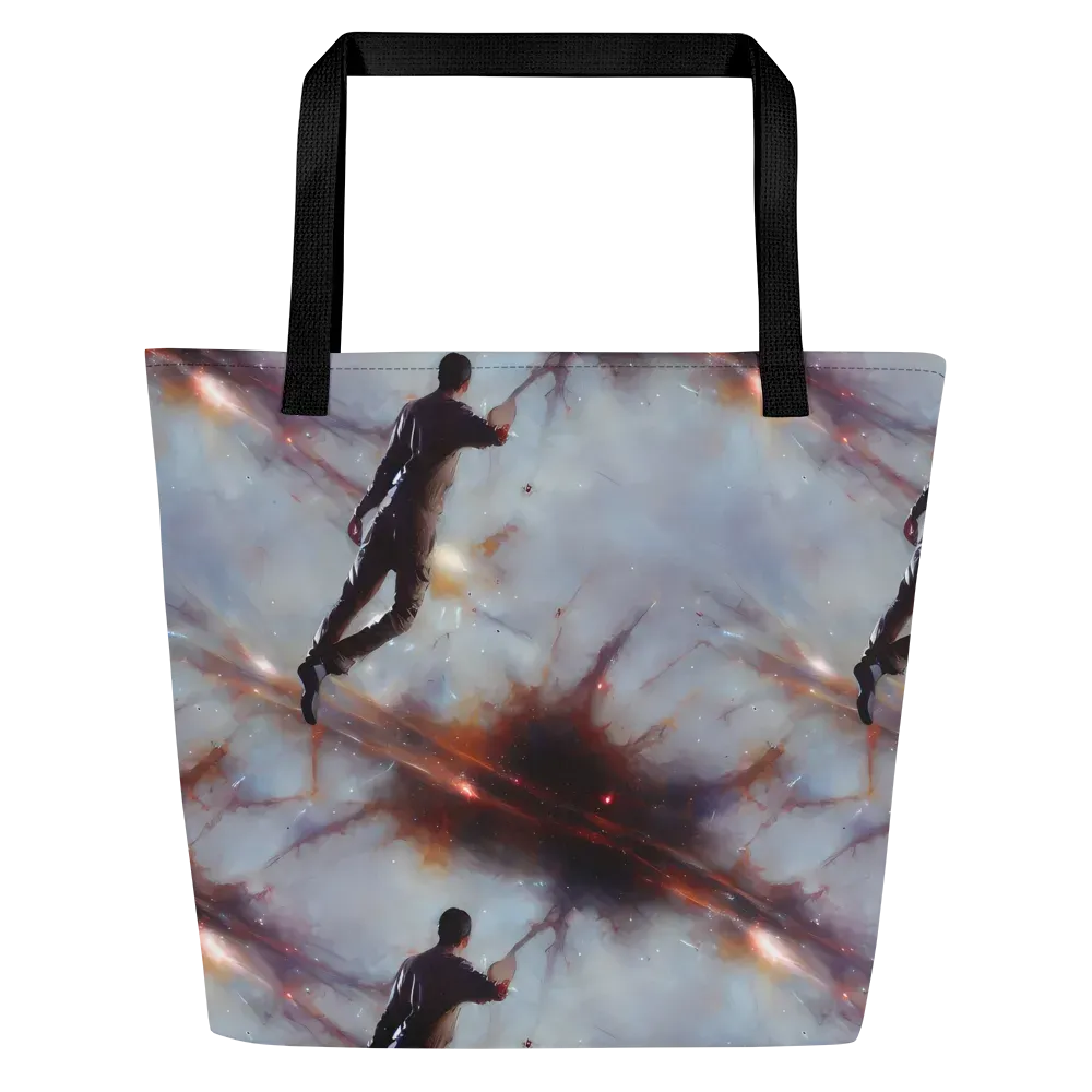 Impressionist Void on Large Tote Bag W/ Pocket — Front