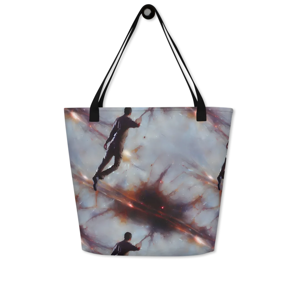 Impressionist Void on Large Tote Bag W/ Pocket — Front