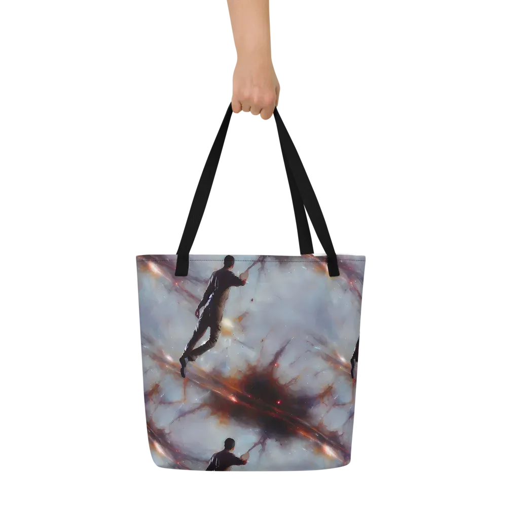 Impressionist Void on Large Tote Bag W/ Pocket — Front