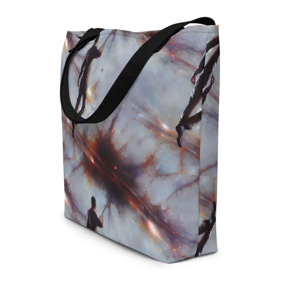 Impressionist Void on Large Tote Bag W/ Pocket — Front