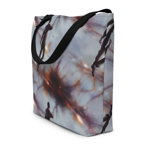 Impressionist Void on a Large Tote Bag W/ Pocket