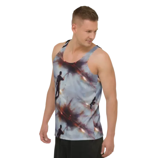 Impressionist Void on a Men's Tank Top