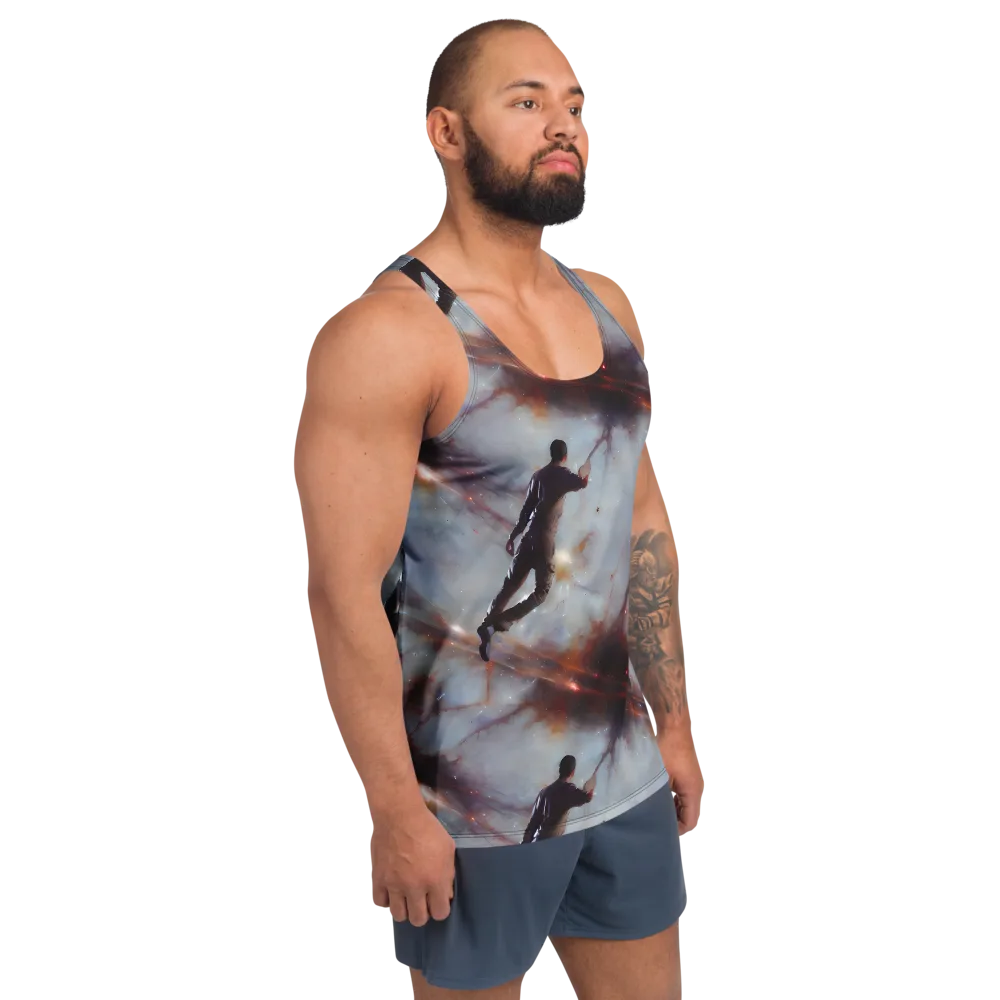Impressionist Void on Men's Tank Top — Right Front