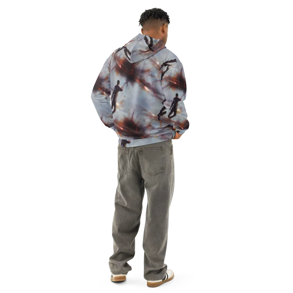 Impressionist Void on Cotton Hoodie — Back