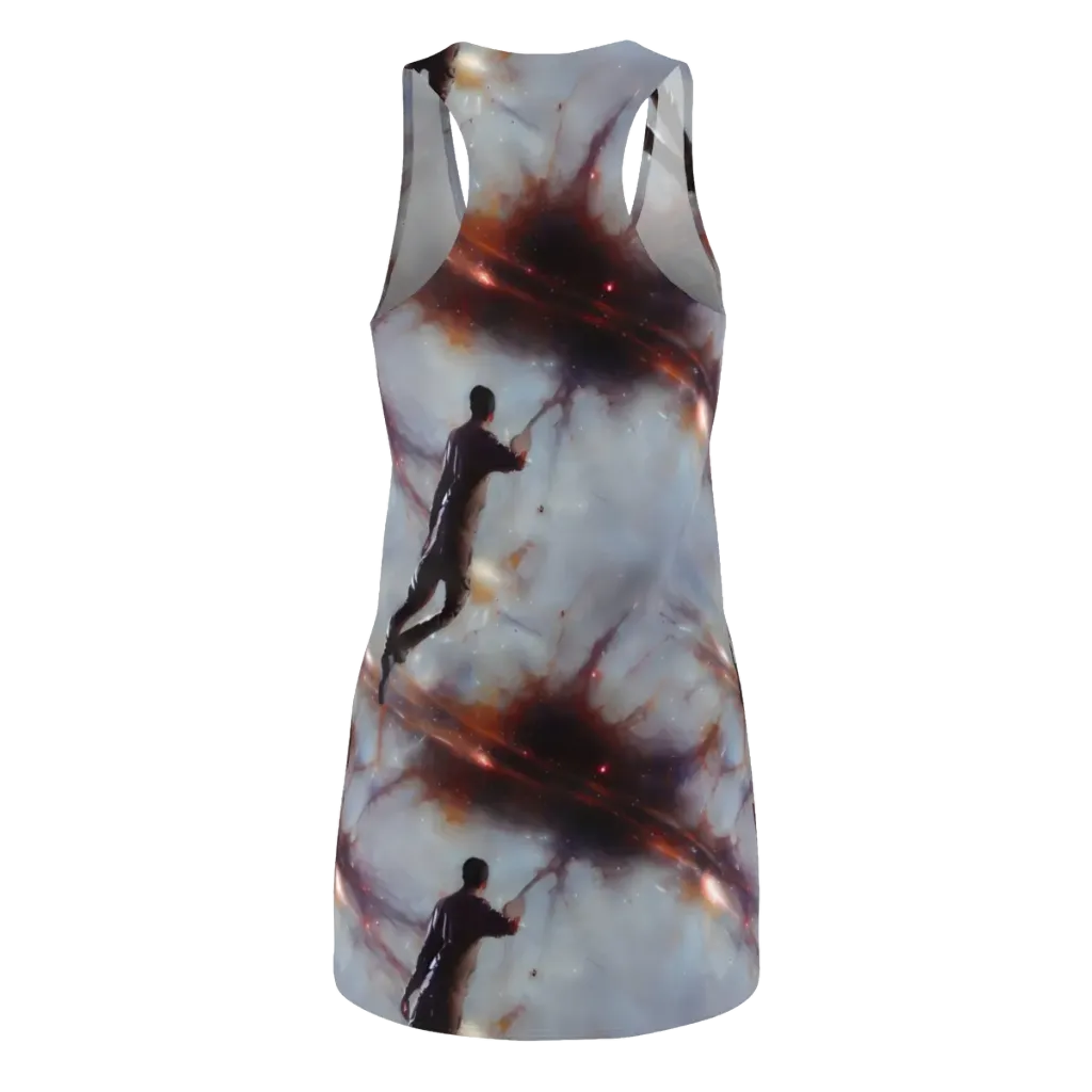 Impressionist Void on Racerback Dress — Back