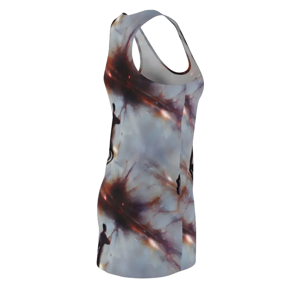 Impressionist Void on Racerback Dress — Back Side