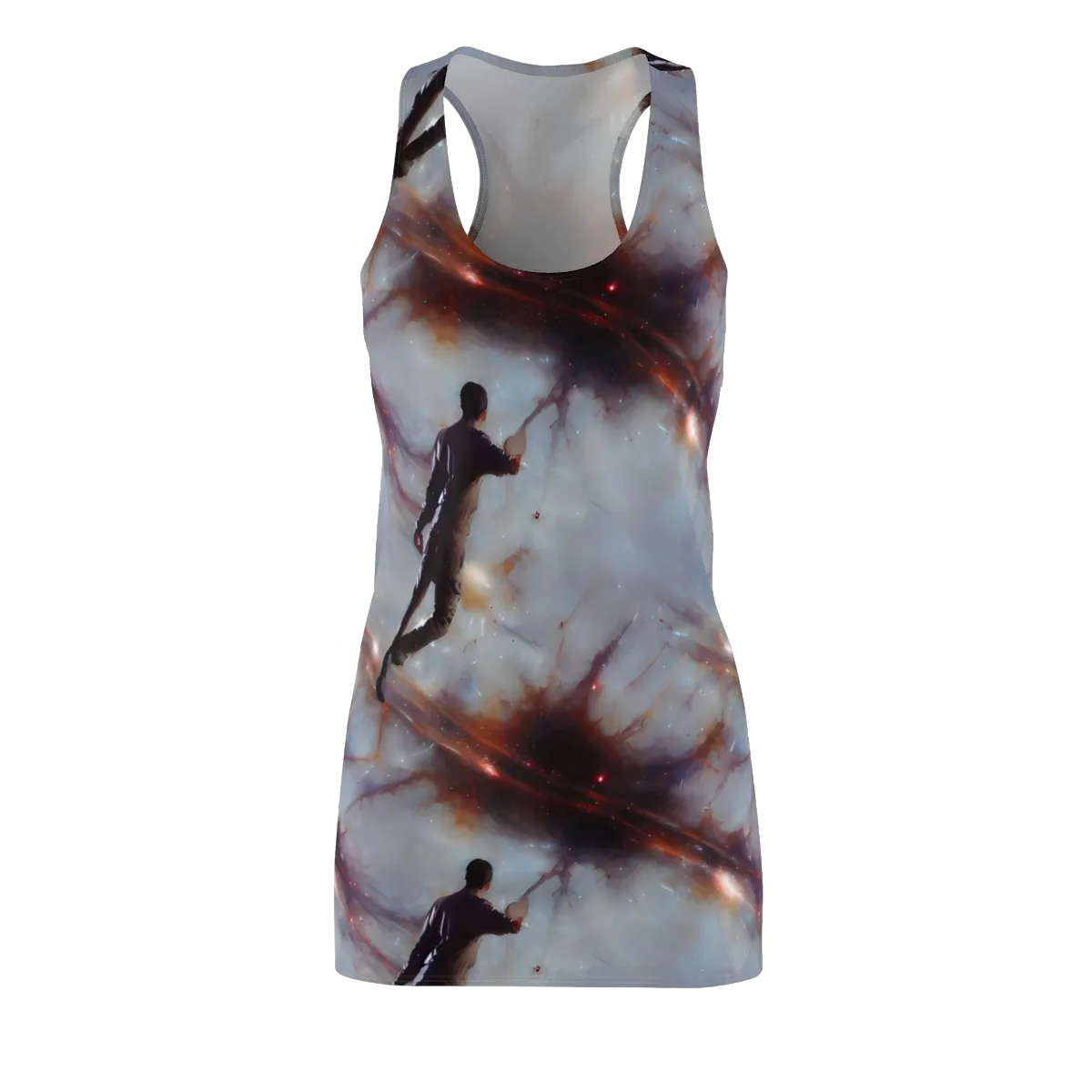 Impressionist Void on Racerback Dress — Front