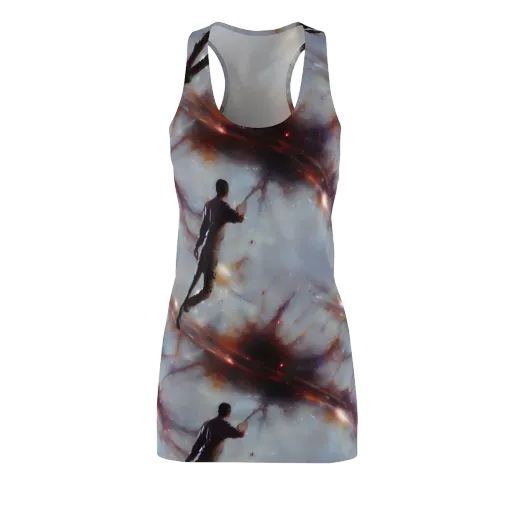Impressionist Void on a Racerback Dress