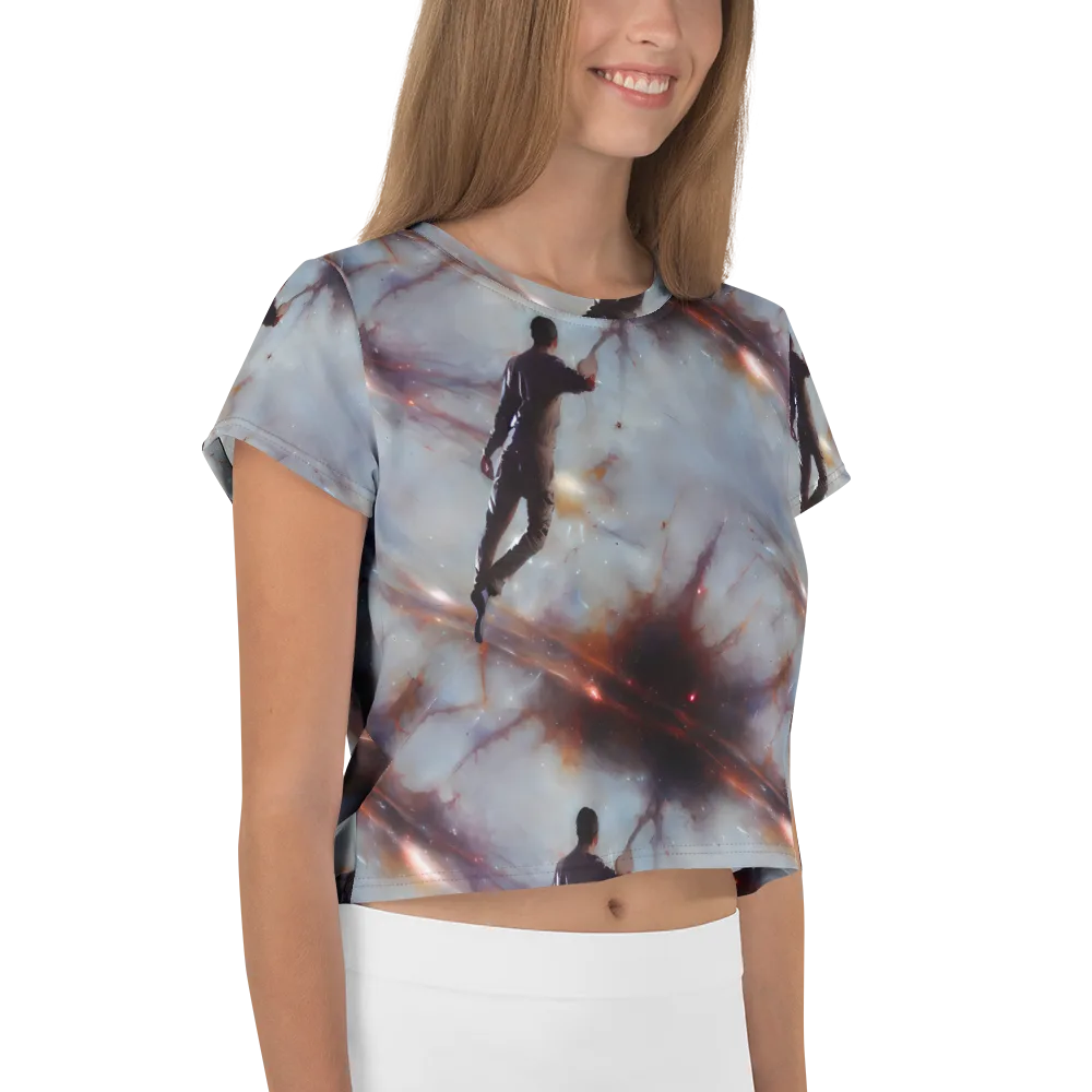 Impressionist Void on Crop Tee — Right