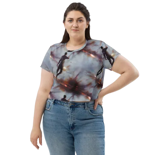 Impressionist Void on a Crop Tee