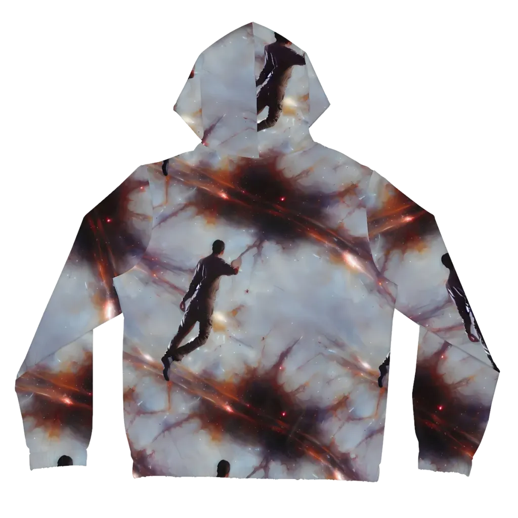 Impressionist Void on Women's Full-Zip Hoodie — Back